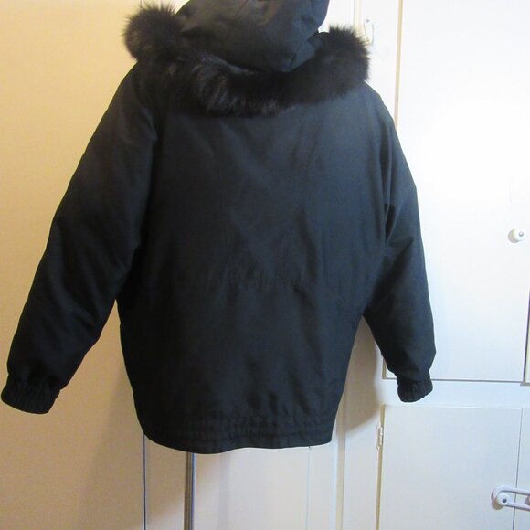Vintage Towne by London Fog Hooded Jacket Petite M - Picture 6 of 12